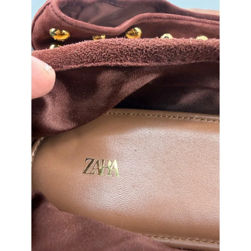 Zara suede ballet